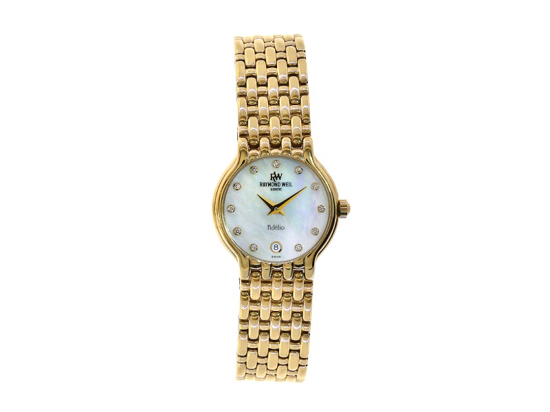 Raymond Weil 4702 18K Gold Fidelio Mother Of Pearl Watch Raymond Weil Buy at TrueFacet