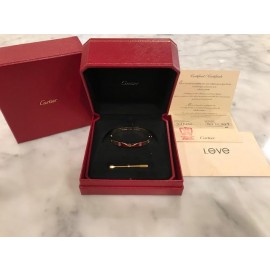 Cartier Love Bracelet Yellow Gold Size 17