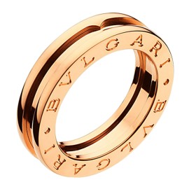 Bulgari 18K Pink Gold B. Zero1 1-Band Ring 