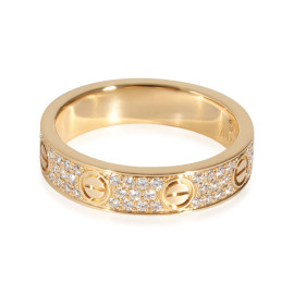 Cartier Love Diamond Ring in 18K Yellow Gold 0.31 CTW