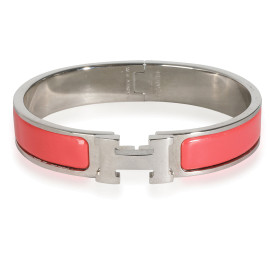 Hermès Clic H Bracelet in Palladium Plated