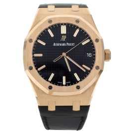 Audemars Piguet Royal Oak Rose Gold Black 