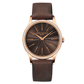 Patek Philippe 4897R 001 Rose Gold Ladies Calatrava Watch 