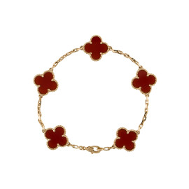 Van Cleef & Arpels Vintage Alhambra 5 Motif Bracelet