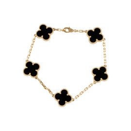 Van Cleef & Arpels Vintage Alhambra 5 Motif Bracelet