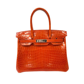 Hermes Birkin 30cm Geranium Niloticus Leather Palladium Hardware
