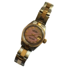 Rolex Pink Mother of  Pearl Twotone Ladies Watch