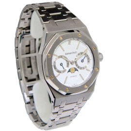 Audemars Piguet Royal Oak Steel Day Date Moon Phase Mens Watch 