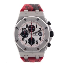 Audemars Piguet Royal Oak Off Shore Stainless Steel Red Camo 42mm Watch