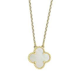 Van Cleef & Arpels Yellow Gold Vintage Alhambra Necklace 