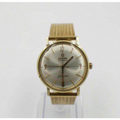 Omega seamaster automatic 18k gold hot sale