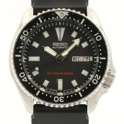 Seiko Diver's 200m Automatic Rubber Band Men's Watch