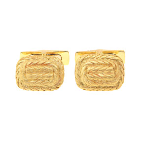 Buccellati Solid Gold Vintage Cufflinks