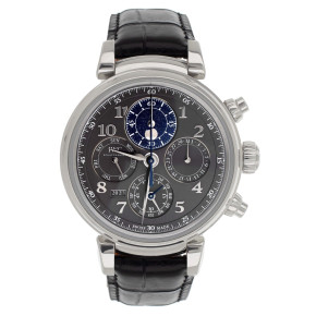IWC Da Vinci Perpetual Calendar Chronograph Gray Dial
