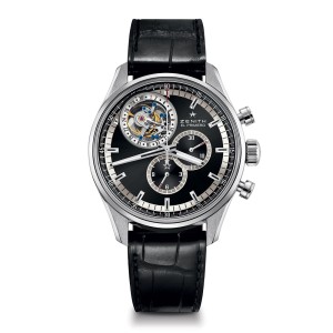 ZENITH El Primero Tourbillon 03.2050.4035 21.C630 Black Alligator 44mm Mens Watch ZENITH Buy at TrueFacet