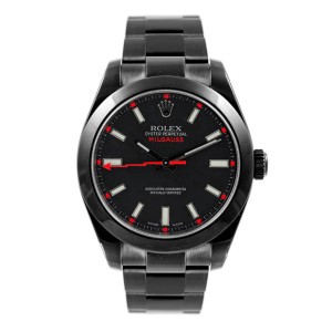 Rolex milgauss pvd black new arrivals