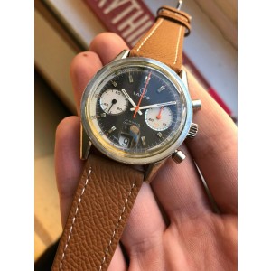 Vintage Lanco Chronograph Valjoux 7734 Rare Panda Dial Handwind Watch Lanco Buy at TrueFacet