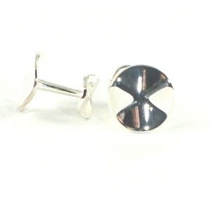 Ippolita 925 Sterling Silver Wavy Disc Cufflinks Ippolita Buy at TrueFacet