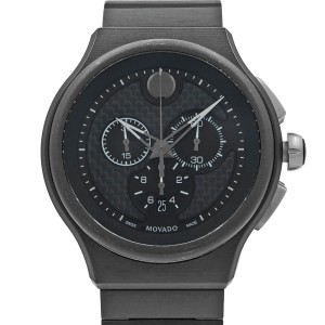 Movado Parlee Carbon Fiber Sticks Dial Titanium Peek Quartz Mens Watch 0606929 Movado Buy at TrueFacet