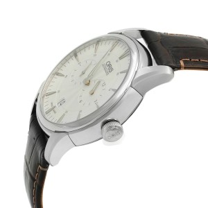 Oris Artelier Regulateur Steel Leather White Dial Automatic Watch 01 749 7667 Oris Buy at TrueFacet