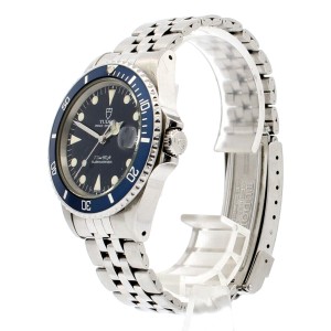 TUDOR Prince Oysterdate Submariner Stainless Steel Blue Dial Watch TUDOR Buy at TrueFacet