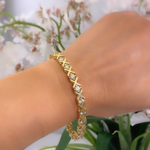 Hugs and kisses tennis bracelet new arrivals