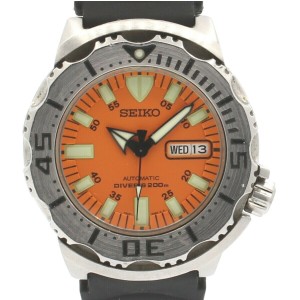 SEIKO Orange Monster Diver s 200M Automatic 43mm Men s Watch 7S26 0350 Seiko Buy at TrueFacet