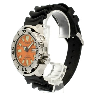 SEIKO Orange Monster Diver s 200M Automatic 43mm Men s Watch 7S26 0350 Seiko Buy at TrueFacet