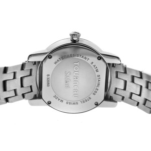 Mens Tourneau Safari S32050 Stainless Steel 39MM Quartz Date Watch Tourneau Buy at TrueFacet