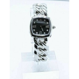 David Yurman Albion 23MM Stainless Steel Watch With Diamond Black Face David Yurman Buy at TrueFacet
