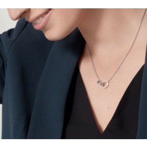 Cartier Love Necklace With Diamonds 18kt White Gold Carter Buy at TrueFacet