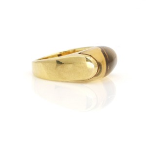Bvlgari Bulgari Vintage Citrine Statement Ring In 18k Yellow Gold Bvlgari Buy at TrueFacet