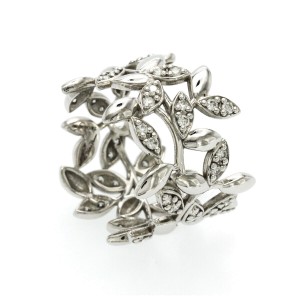 Tiffany olive leaf ring diamond shop