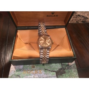 Rolex Datejust 14K Gold Stainless Steel 33mm Mens Watch Rolex Buy at TrueFacet