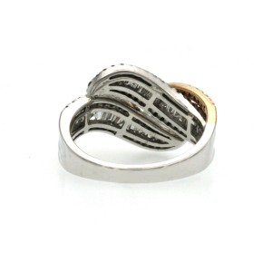Ladies IKS 10K White Rose Gold 1.03 Ct Diamond Cocktail Bnad Ring Size 7 IKS Buy at TrueFacet