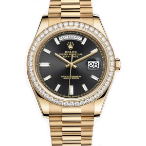 Rolex presidential 41mm diamond bezel discount
