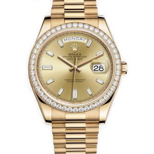 Rolex presidential 41mm diamond bezel shop