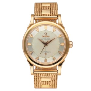 Omega constellation pie pan 18k hotsell