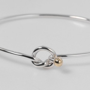 Tiffany Co 925 Silver 18K Gold Love Knot Bracelet LXNK 1058 Tiffany Co. Buy at TrueFacet