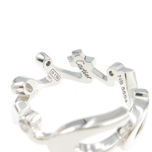 Cartier 18K White Gold Signature Ring LXGYMK 593 Cartier Buy at TrueFacet