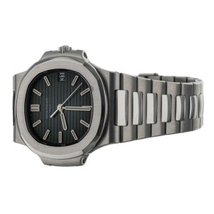 Patek Philippe Nautilus Blue Stainless Steel Bracelet 38mm Full Set