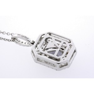 Levian Pendant Gray Spinel Vanilla Diamonds 14k White Gold LEVIAN Buy at TrueFacet
