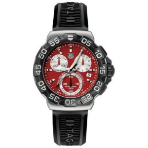 TAG HEUER FORMULA 1 CAH1112.BT0714 QUARTZ CHRONOGRAPH RED BLACK RUBBER WATCH TAG Heuer Buy at TrueFacet