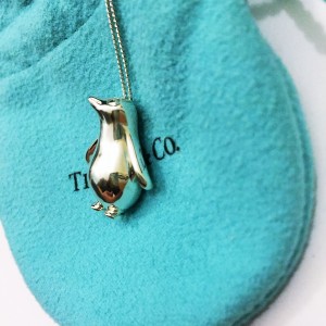 Tiffany Co. Silver Penguin Pendant Necklace Tiffany Co. Buy at TrueFacet