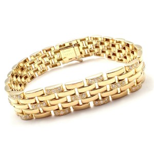 Cartier panther link bracelet hot sale