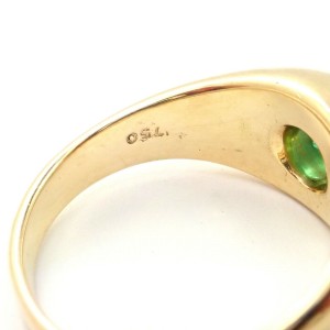 Vintage cartier emerald ring cheap