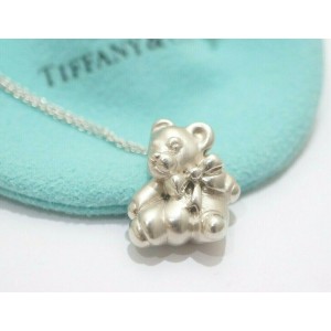 TIFFANY Co Sterling Silver Teddy Bear Necklace LXGoods 223 Tiffany Co. Buy at TrueFacet
