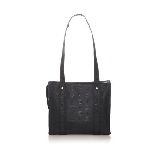 MCM Visetos Nylon Tote Bag