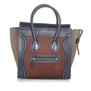 Celine micro luggage tricolor top