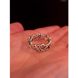 Tiffany loving heart band ring online